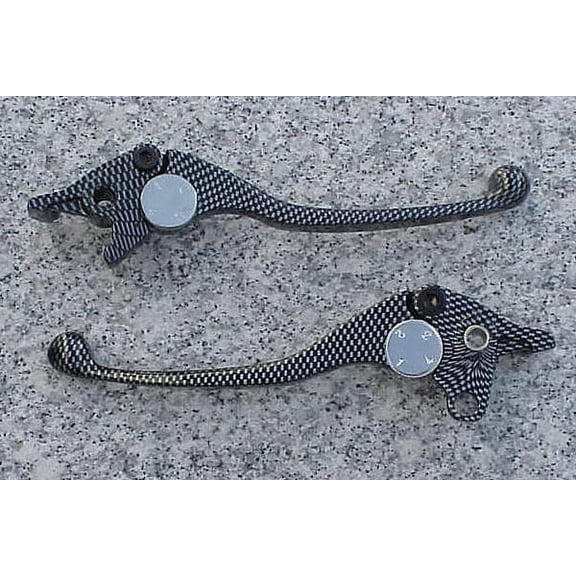 Kawasaki Ninja ZX7 ZX7R ZX9 ZX9R ZX11 ZRX CARBON FRONT BRAKE & CLUTCH LEVERS