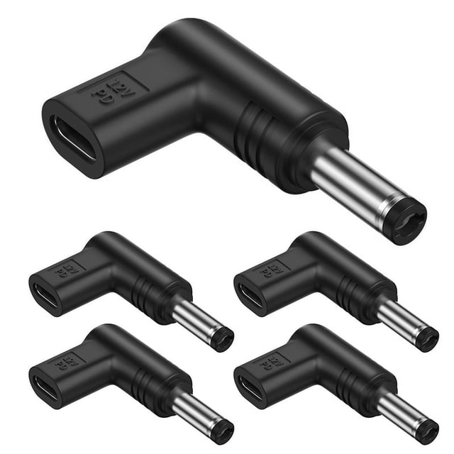 Adaptador Conector Enchufe Convertidor 12V Universal 5pcs Multifuncional para Mini Ventilador JShteea