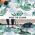 thumbnail image 5 of Green Monstera Leaves Outdoor Rug for Patio/Deck/Porch, Non-Slip Large Area Rug 3 x 5 Ft, Tropical Blue Palm Leaf Botanical Summer Indoor Outdoor Rugs Washable Area Rugs, Camping Rug Carpet Runner, 5 of 8