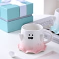 thumbnail image 3 of Taza de Cerámica en Forma Fantasma Mágico 450ml HappyWare Rosa, 3 of 3