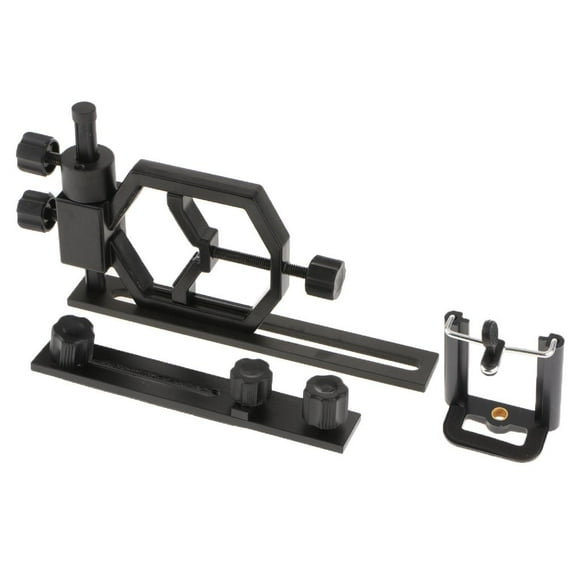 Universal Camera Telescope Scope Adapter Mount Cellphone Bracket Holder+Clip 2