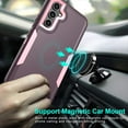 thumbnail image 3 of for Samsung Galaxy A54 5G Case,[10 FT Military Grade Drop Protection] [Screen Protector] Shockproof Protective Cover for Galaxy A54 5G (WineRed Pink), 3 of 14