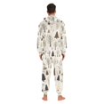 thumbnail image 4 of FORMRS Onesies Pajama for Adults Unisex Hoodie Winter Jumpsuit One Piece Sleepwear, Sizes S-2XL, Winter Forest, 4 of 7