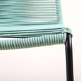 thumbnail image 5 of Shasta Outdoor Metal and Wasabi Rope Stackable Dining Chair - Set of 2, 5 of 11