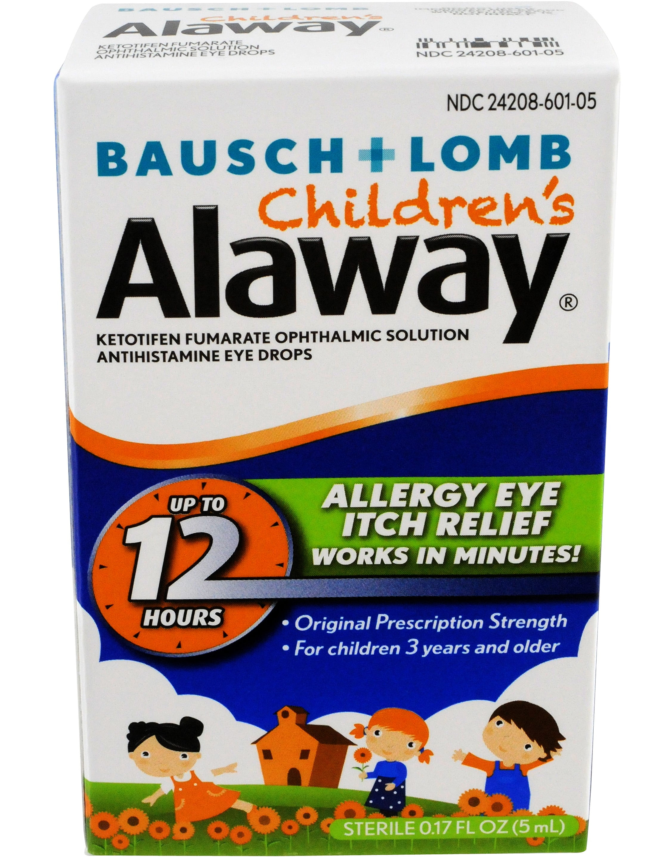 Bausch + Lomb Alaway Ophthalmic Solution Eye Drops for Children 0.17 oz