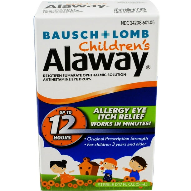 Bausch + Lomb Alaway Ophthalmic Solution Eye Drops for Children 0.17 oz