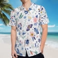 thumbnail image 5 of High Quality Hawaiian Shirts for Men Short Sleeve Aloha Beach Shirt Floral Summer Casual Button Down Shirts Blouses NOCZJR, 5 of 7