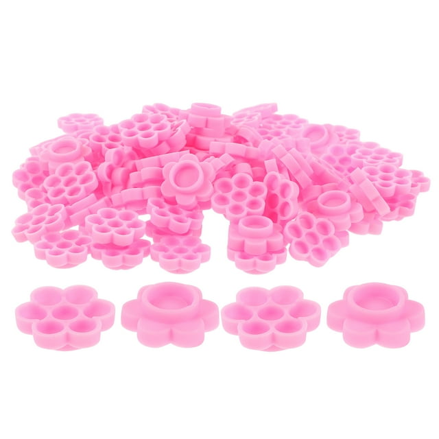 Mobutofu 500 Pcs Tasses de Colle pour Extensions de Cils avec Contrôle Efficace de la Colle