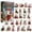 Advent Calendar#8, variant on Christmas Village Advent Calendar 2026, 24 Days Countdown Blind Box with Flat Acrylic Winter House Figurines for Tabletop Decor Christmas Gifts