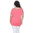 thumbnail image 4 of White Mark Women's Plus Size Bexley Tunic Top, 4 of 4
