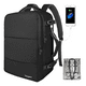 thumbnail image 1 of Mochila De Viaje Laptop 15.6 Pulgadas Aprobado Por Avión 10kg Antirrobo Impermeable USB Xtellar negro, 1 of 3