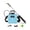 Blue, variant on Blue 5L Rechargeable Backpack Sprayer, Pressure Garden Sprayer with 3 Nozzles Telescopic Wand for Watering Washing, 30x24cm