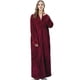 thumbnail image 1 of Albornoz con cremallera para mujer, batas de lana de franela, bata de casa cálida de invierno, camisón, 1 of 2