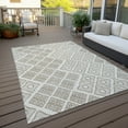 thumbnail image 6 of Addison Rugs Chantille Indoor/Outdoor Transitional Diamonds Ivory Washable Rectangle Rug, 9' x 12', 6 of 6