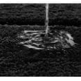 thumbnail image 3 of Bathroom Rugs Black Fluffy Non Slip 15.7 x 23.6" Soft Absorbent Plush Shaggy Shower Bath Mats Washable, 3 of 5