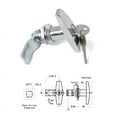2X Turn THandle Lock with Keys for Trailer Caravan ToolBox