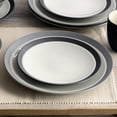 thumbnail image 3 of Noritake Colorwave Slate + Graphite 16-Piece Curve Dinnerware Set in Mixed Slate and Graphite, Service for 4, 3 of 7