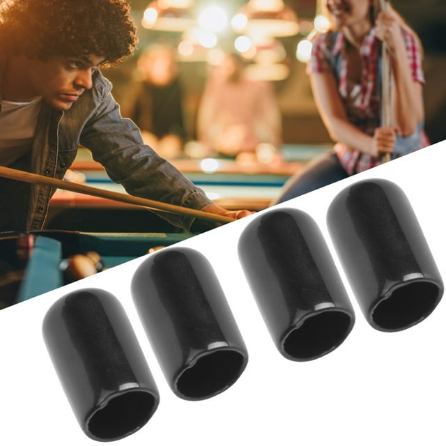 Cue Tip Protector Cue Tip Covers 10Pcs Rubber Durable Billiard Pool Cue Tip Protector Small Head Club Protective Stick Cover Snooker Sory