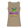 thumbnail image 3 of Tanques para Hombre para el Verano, Camisola Floral Impresión Deportiva Cuello Redondo sin Mangas, Nueva Moda Casual, 3 of 7