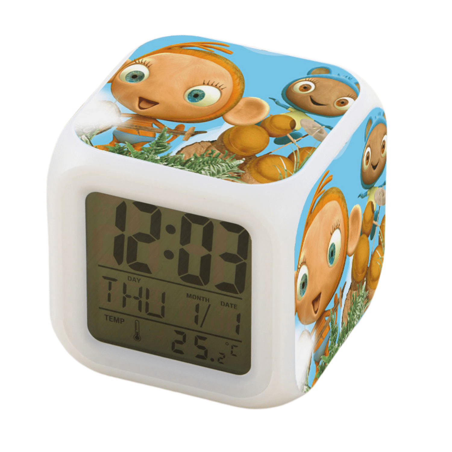 TIMPCV Digital Alarm Clock , LED Digital Bedroom Alarm Clock Easy