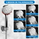 thumbnail image 3 of Regaderas para Baño, 8'' Cabezal de Ducha y 5 Modo de Shower Head Fijas, Regadera Cuadrada de para Baño Alta Presion Modernas con 1.5 m Telefono y Tubo de Extensión, 3 of 8