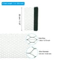 thumbnail image 2 of Uxcell 39"x12" Chicken Wire Mesh 0.6 Inch Hexagonal Coated Chicken Wire Fencing with Zip Ties and Gloves, 2 of 6