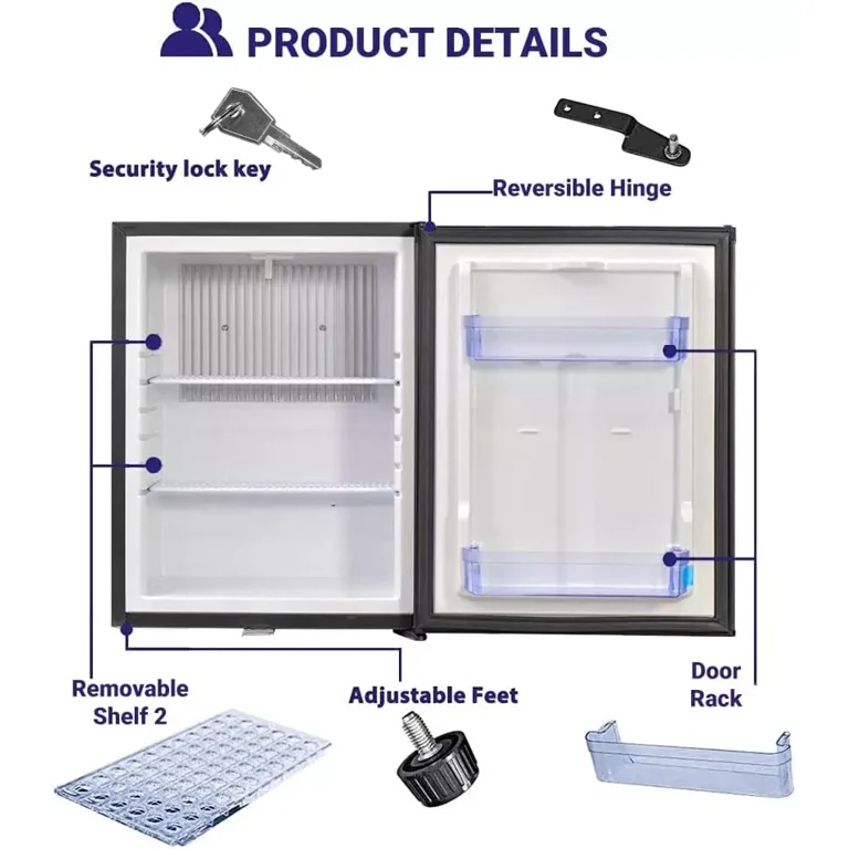 Aazon.co: Sad Copact Refrigerator with lock ini Fridge with