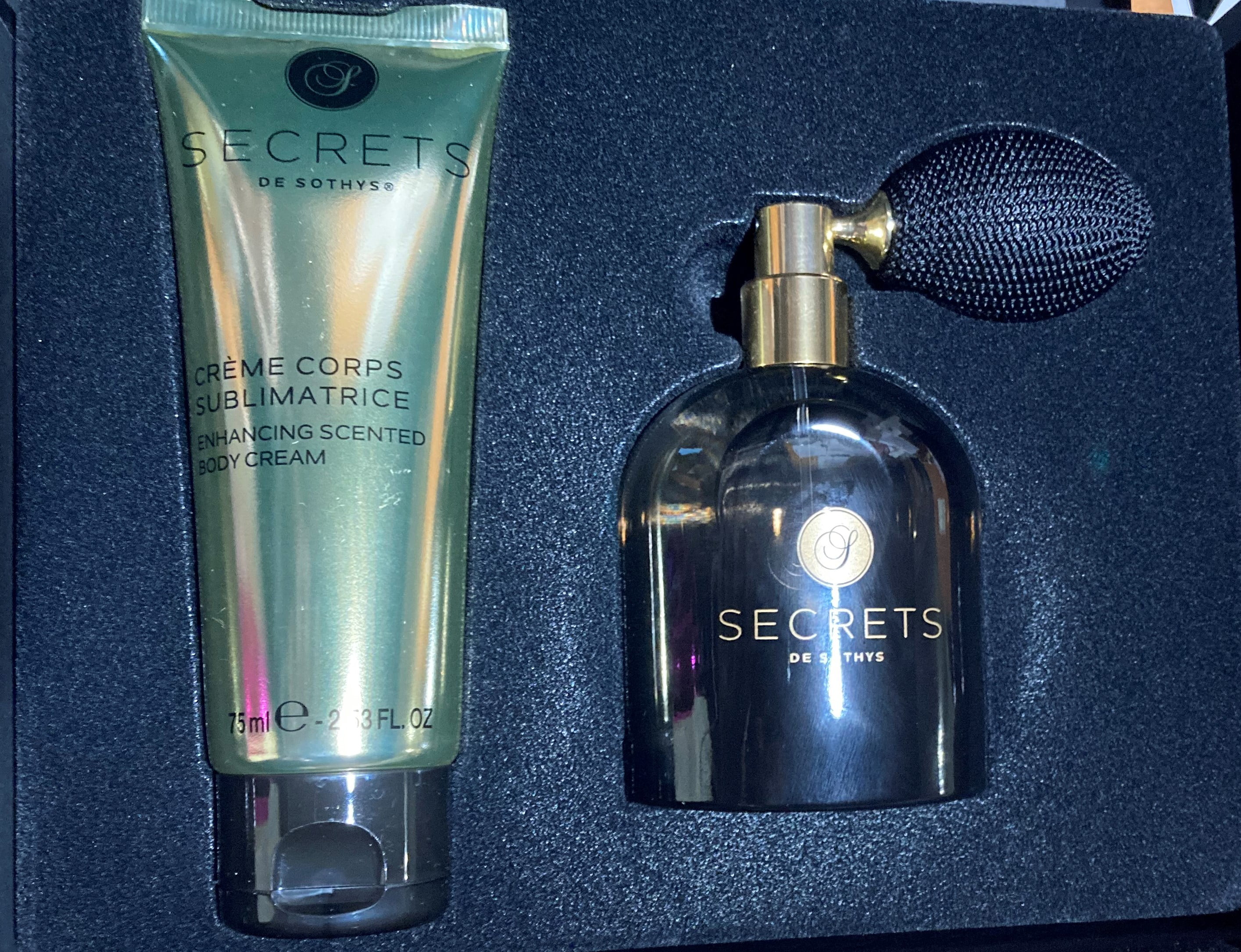 werper Verwachten Vervuild Secrets de Sothys Enhancing Scented Body Cream 2.53 oz and Eau de Parfum  1.69 oz Duo Gift Set - Walmart.com