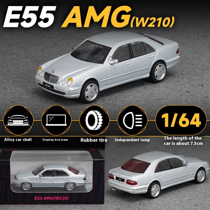 New In Stock 1:64 Shadow/Dct Mercedes Benz E55 AMG (M210) Alloy