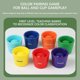thumbnail image 5 of Juguetes de piscina, juguetes para bebés, juguetes para niños pequeños, juguetes a partir de 1 año, juguete de madera para clasificar y apilar, 7 bolas, bolas de madera en vasos, juguete para bebés en, 5 of 9