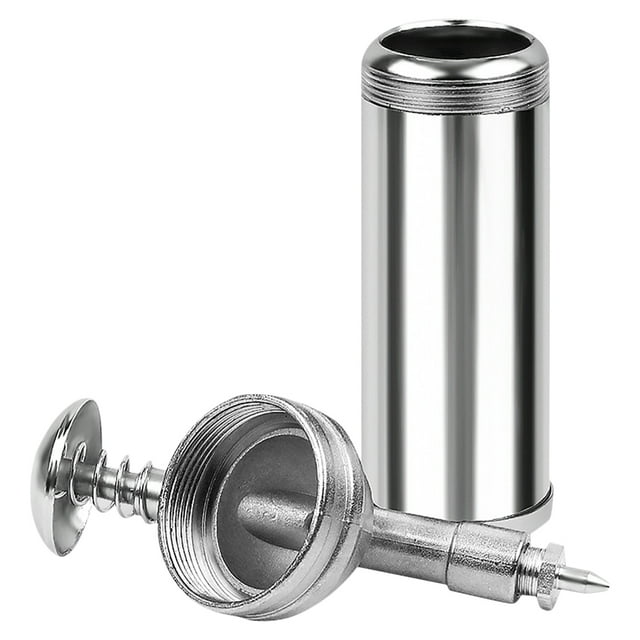CRAFTHROU 1Pcs Grease Oiler Alloy Yellow Spring Switch Design High Pressure Greasing for Men in Narrow Spaces