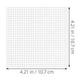 thumbnail image 2 of LITINKIMI 20Pcs White Plastic Mesh Canvas Sheets for Embroidery DIY Cross Stitch Crafting Durable and Cuttable Grid, 2 of 8