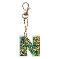 thumbnail image 1 of Llaveros Gemas Artísticos Diamantes Letras Doble Cara DIY Colgantes Bolso Mujer, 1 of 9
