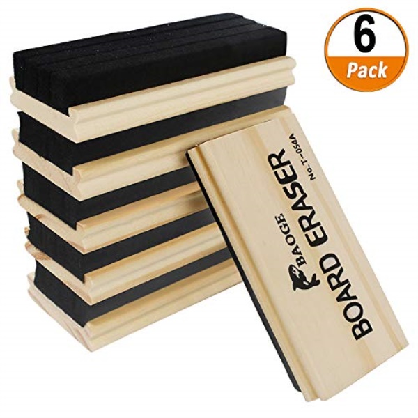 chalkboard erasers 6 pack wool felt eraser dustless blackboard eraser