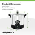 thumbnail image 4 of Presto 23 Quart Digital Pressure and Water Boiling Canner, LED Digital Display, 4 of 11