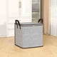 thumbnail image 2 of ¡Compra y Ahorra!, Bolsa de almacenamiento con cremallera no tejida, cesta de almacenamiento de colchas para mudanzas, bolsa de almacenamiento de ropa de viaje de gran capacidad Akmoler, 2 of 7