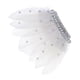 thumbnail image 1 of Broches retro, insignias, prendedores, broches, clips para traje, joyería para bar Pluma blanca, 1 of 9