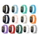 thumbnail image 3 of Funda protectora de pantalla para reloj inteligente, a prueba de polvo, carcasa para Mi-Band 8, color morado, 3 of 5