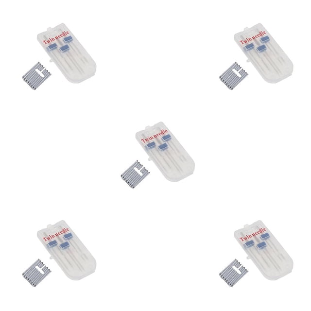 Ounissouiy Agujas elásticas para máquina de coser, punto multifuncional, prensatelas de acero inoxidable, suministro de repuesto para 7 ranuras Type2 NO2