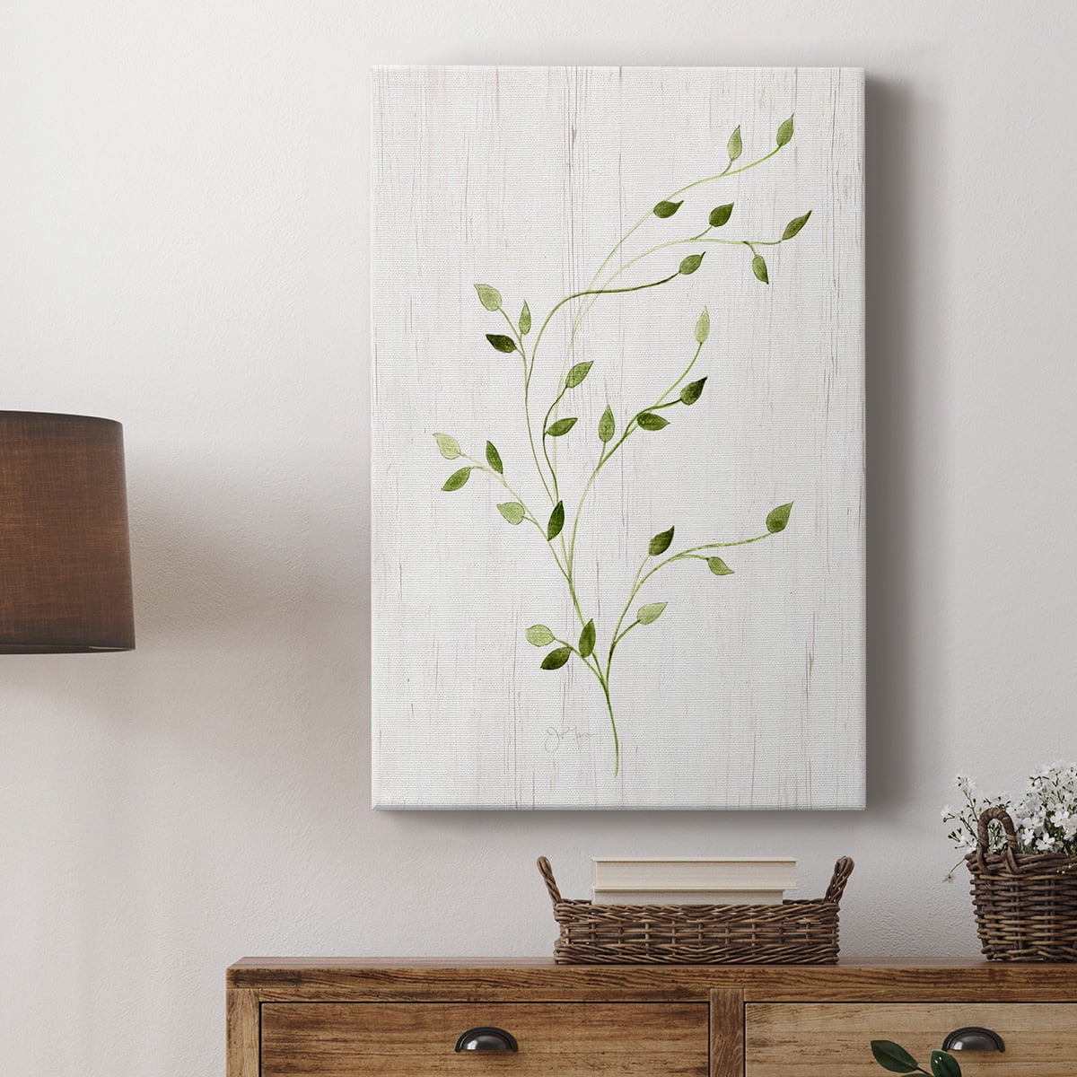 Windblown Leaves I Premium Gallery Wrapped Canvas - Ready to Hang