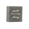 thumbnail image 3 of Plaque carrée de table en porcelaine “Write Your Own Story” Linden, 3 of 4