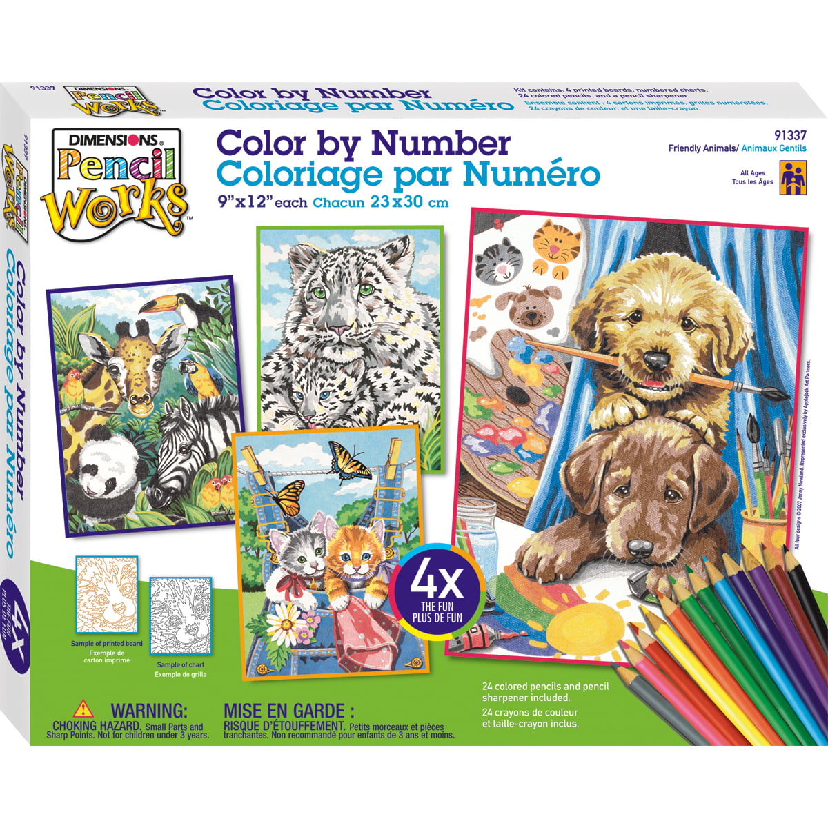 Pencil Works Color By Number Kit 20