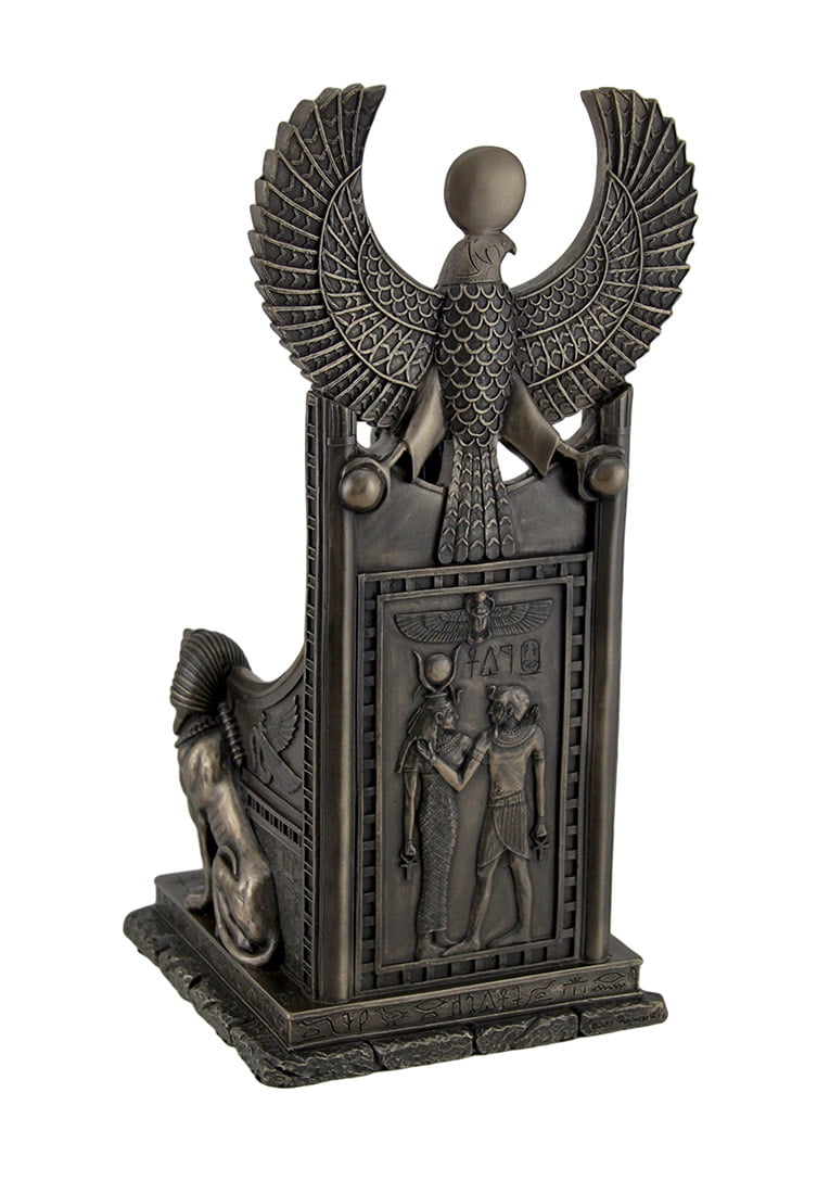Sekhmet Statue Egyptian Goddess Sitting on Throne Home Decor Art Gift NEW 8.5" 