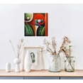 thumbnail image 3 of JEUXUS Modern Contemporary Wall Art Framed Colorful Pattern Pictures Canvas Wall Art Decor Wall Art Canvas Paintings Kitchen Bathroom Office Black Framed Prints Modern Artwork for Living Room, 3 of 4