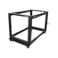 thumbnail image 1 of StarTech.com 12U 19" Open Frame Server Rack, 4 Post Adjustable Depth 23-41" Mobile, Free Standing Rolling Network/Computer Equipment Data Rack, Dell PowerEdge, HP ProLiant ThinkServer - Adjustable Server Rack (4POSTRACK12U) - Rack open frame - black - 12U - for P/N: CABSCREWM5B, CABSCREWSM5, CABSCREWSM5B, CABSCREWSM62, CABSCREWSM6B, CABSCRWS1224, 1 of 9