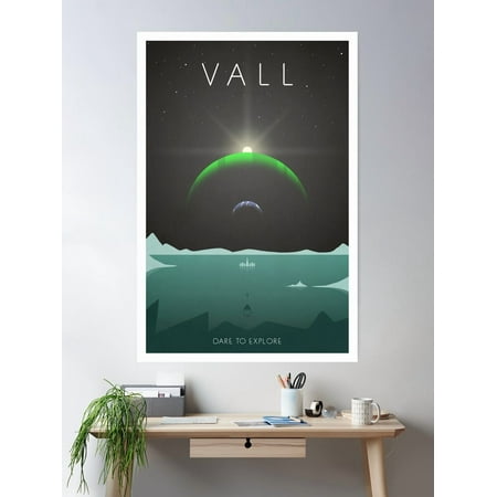 Kerbal Space Program Poster - Vall Poster Wall Art, Modern Wall Decor For Living Room Bedroom, 12x18 UNFRAMED