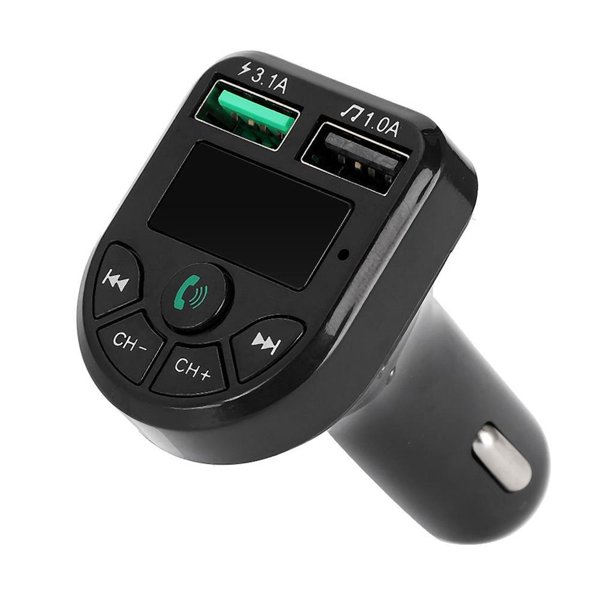 Mini Portátil Dual Usb5.0 Transmisor Fm 3.1A Cargador De Coche Adaptador De Radio Reproductor De Mp3 Methold EL007311-00