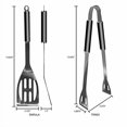 thumbnail image 4 of Siskiyou NFL Kansas City Chiefs Steel BBQ Tool Set (2 Piece) , Red, Medium, 4 of 4
