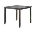 thumbnail image 2 of 5 Piece Counter Height Dinning Table Set with 4 Chairs Padded Seats Gray, 2 of 5