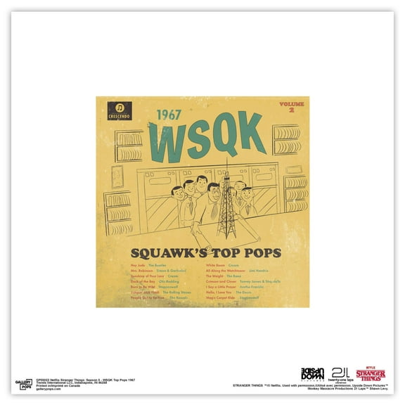 Gallery Pops Netflix Stranger Things: Season 5 (2025) - WSQK Top Pops Wall Art
